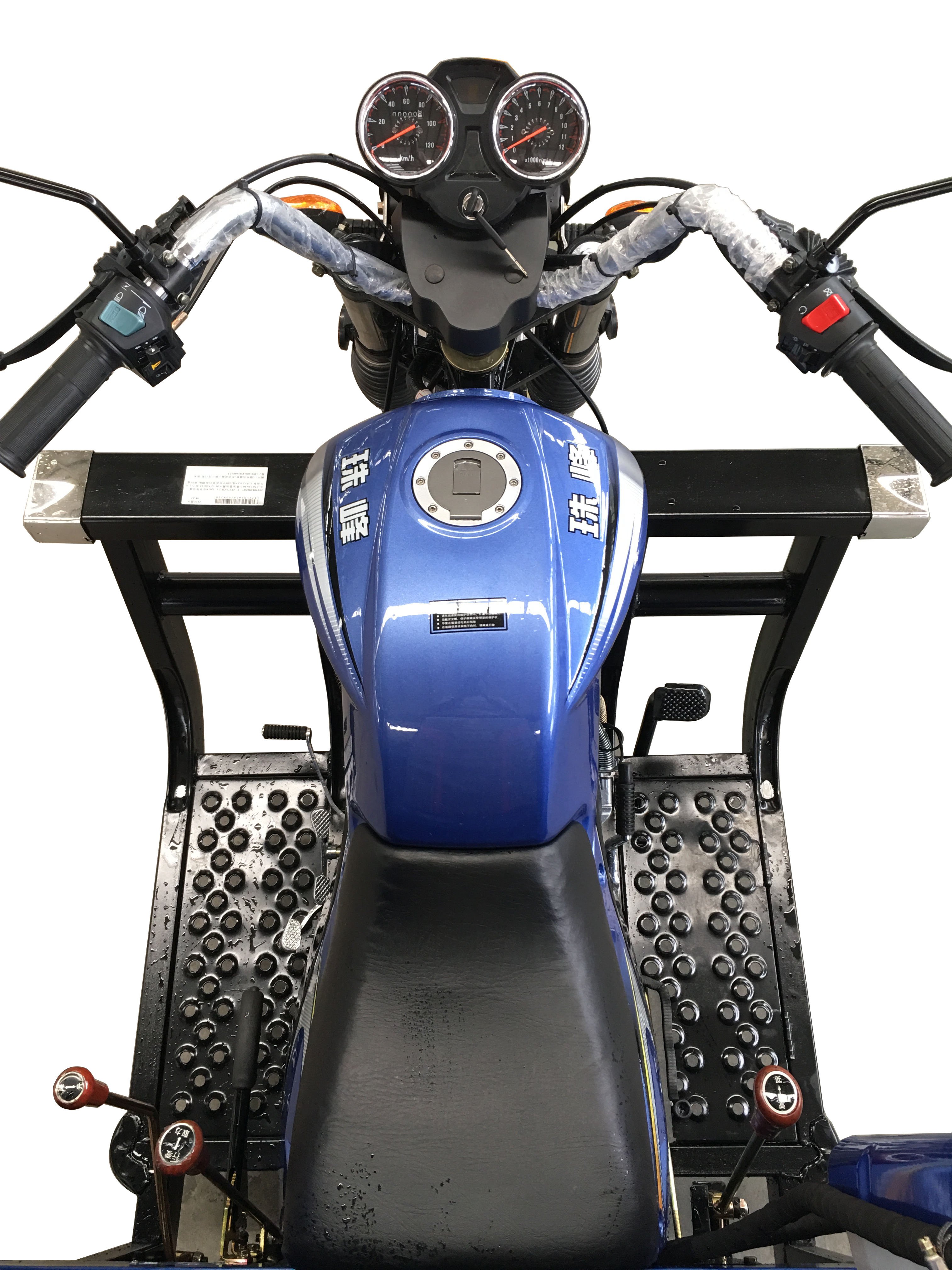 Hydraulic Damper Lift Cargo Box 3 Wheel Motorcycle/tricycle Gasoline Model ZX-6three Wheel Tricycle